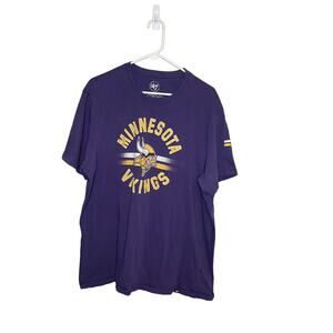 Minnesota Vikings NFL Fan Gear Purple Unisex Cotton TShirt
